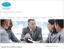 Tablet Screenshot of centroidmarketing.com
